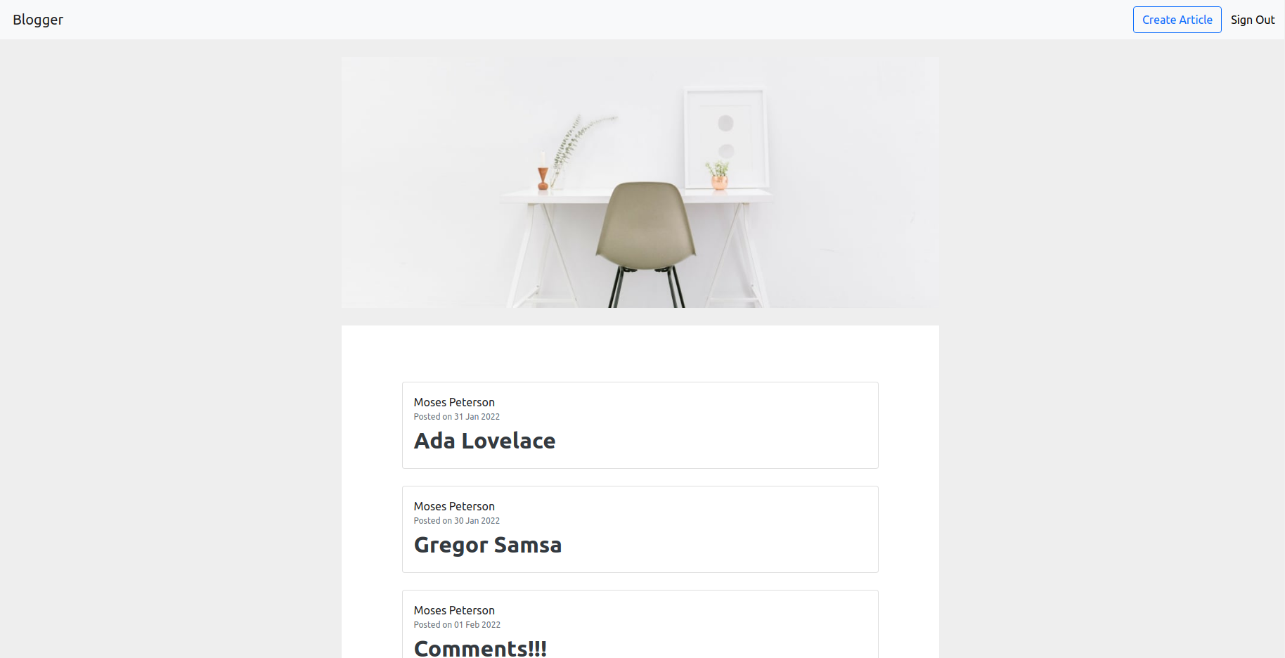 Blogger